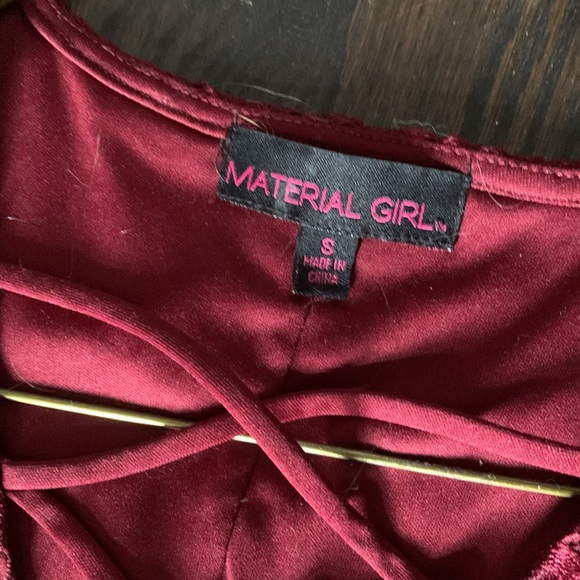 Material Girl Cold Shoulder Lace Dress - Picture 2 of 6